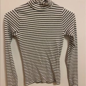 Striped Long sleeve turtle neck